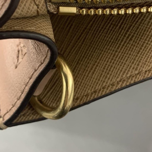 Michael Kors Mercer Brown Leather Tote Gold Lock Charm Medium - Picture 9 of 9